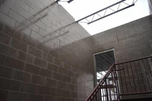 Crews about 30-40% finished with Cadillac Lofts construction